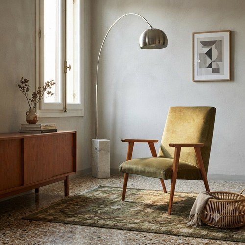 Fauteuil vintage hêtre - fauteuil,