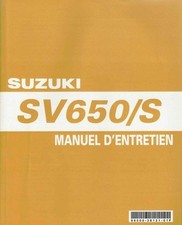 MANUEL REVUE ATELIER RÉPARATION PDF SUZUKI SV650(S) 99500-36121-01F 2003 2004
