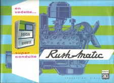 SIMCA VEDETTE V8-84 RUSHMATIC - 1960 ? catalogue brochure publicitaire prospekt