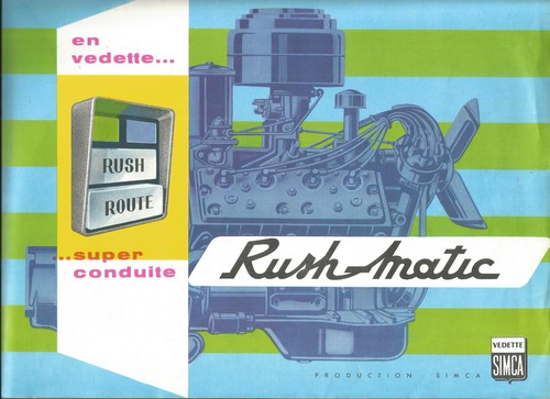 Simca vedette rushmatic - v8-84,