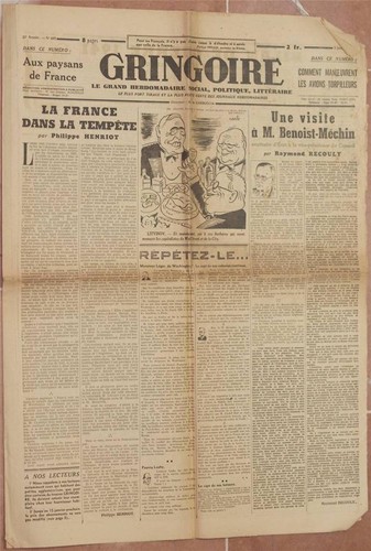 Gringoire janvier 1942 bilan - janvier,