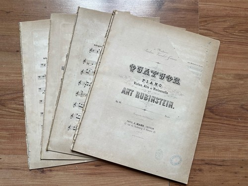 Anton rubinstein quatuor - anton, rubinstein,
