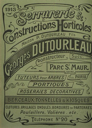 Catalogue dutourleau 1913 - catalogue,