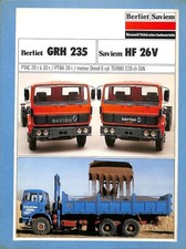 BERLIET GRH 235 / SAVIEM HF 26 V / PROSPECTUS