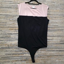 Body sans manches bicolore