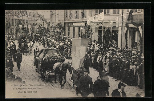 Cpa bourges fête - cpa,