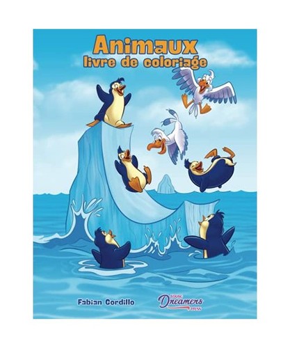 Animaux livre coloriage - livre,