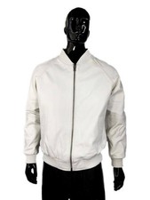 Blouson bomber en cuir