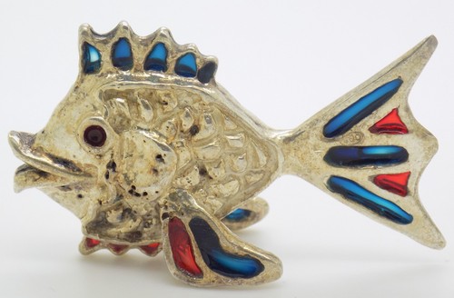 30g figurine poisson argent - figurine,