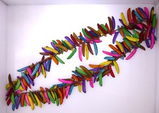 Collier, sautoir en tagua ou