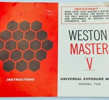 Weston Master V Exposure Meter