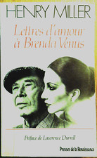 Henry Miller Lettres d'amour à Brenda Vénus 1988 préf. Lawrence Durell