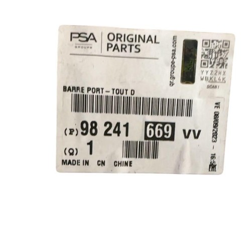 Barre toit droit peugeot - toit,