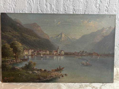 Tableau paysage urbain avec - tableau,
