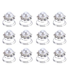  12 Pcs Accessoires Cheveux Mariage Bijou De Épingle À En Cristal