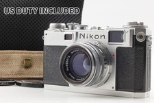 ▶ [ Exc+5 ] Appareil Photo argentique télémétrique Nikon S2 + Nikkor H.C...