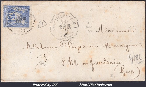 France sur lettre avec - france,