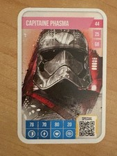 Cartes Star Wars Auchan - Puissante est la Force -  Capitaine Phasma - 44