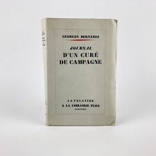GEORGES BERNANOS : JOURNAL D'UN CURÉ DE CAMPAGNE . PLON, 1936 . EO N° ALFA