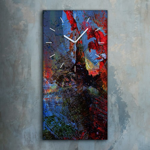 Horloge décorative sur - , toile