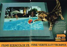 PUBLICITE ADVERTISING 054  1984  KODAK   fims KODACOLOR  VR 200  ( 2pages)
