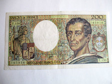 Billet de  200 francs MONTESQUIEU  - type 1981 -   état  TTB -  1992 /  T. 150