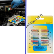 10 fusibles auto pour voitures
