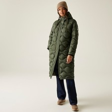 Veste Doudoune Longue Femme Regatta Embrie dark khaki