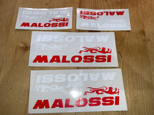 Lot 4 stickers - autocollants de 2 pièces MALOSSI LION soit 8 pièces