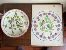 huile sur assiette J.B Maurice