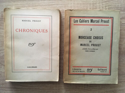 Marcel proust nrf - proust,