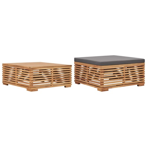 Bois teck table - bois, et