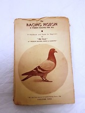 Book Racing Pigeon and Pigeon Racing for all Vol 1  1960's RARE Old Hand