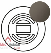 Enjoliveur Céliane pour interrupteur volets graphite Céliane Legrand 067959