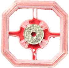 #13609 - 5 centimes 1933 Lindauer MS65 FDC sous slabe GENI