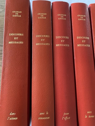 Gaulle discours messages - discours, et