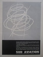 4/1964 PUB SUD AVIATION ALOUETTE 2 3 SUPER-FRELON DJINN HELICOPTER ORIGINAL AD