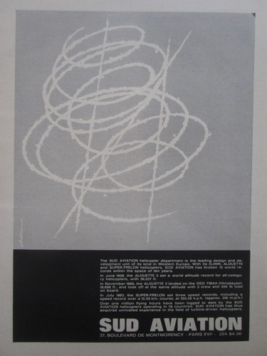 1964 pub sud - 4/1964, aviation