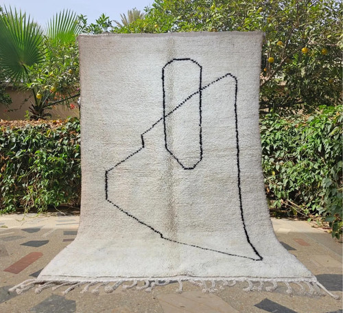 Tapis laine berbère - laine,
