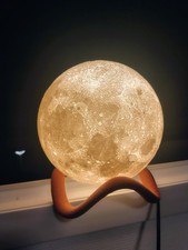 Lampe Lune 3D Réaliste avec