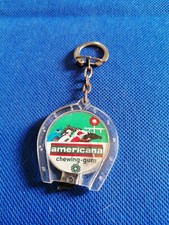 Porte clés vintage  objet publicitaire chewing gum Americana tiercé 