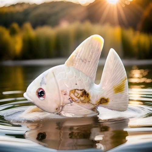Figurine poisson type scalaire - figurine,