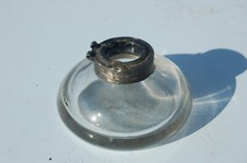 encrier soufflé à la main, style victorien antique.