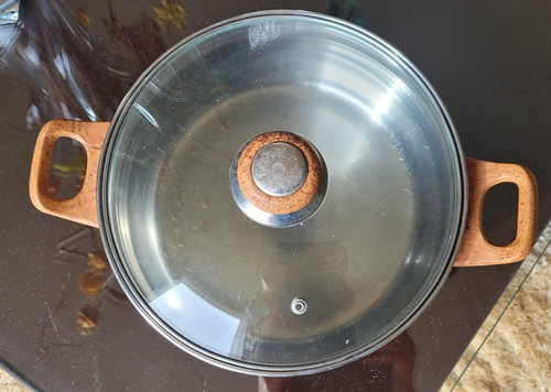 Faitout inox son couvercle - et,