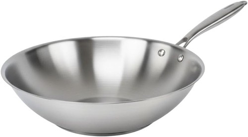 Poêle wok acier - wok, 28
