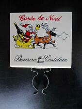 BIERE DU CH'TI brasserie Castelain cavalier pompe 1980 Cuvée Noël Père renne !