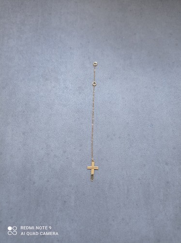 Bracelet croix or - bracelet, en