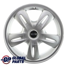 Mini Cooper One R50 Argent Jantes Alu 15 " 5,5J Et : 45 5 etoe Rocket 93