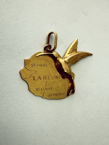 Pendentif réunion en - de, or
