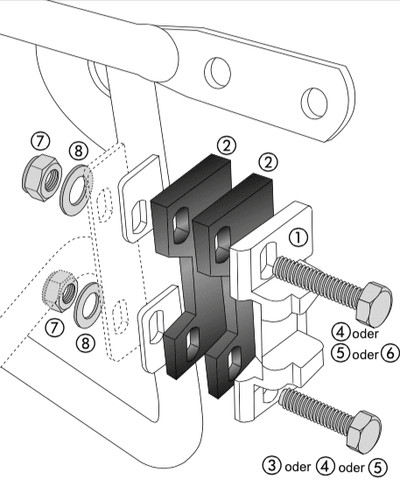 Adaptateur serrure avec - adaptateur,